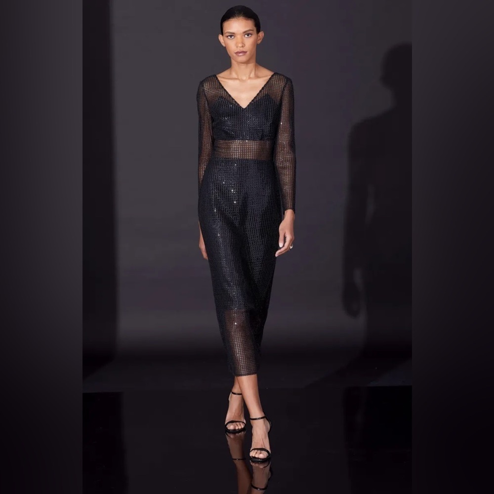 Burnett New York Black Elegant Dress​​​